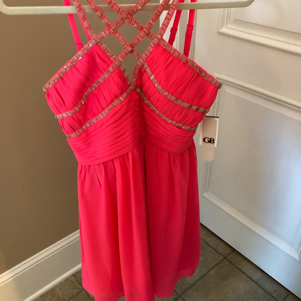 Gianni bini size small pink dress